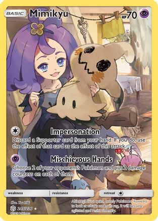 Mimikyu (Secret) (245) Holofoil - Cosmic Eclipse
