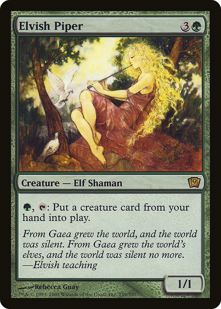Elvish Piper (239) Foil - Ninth Edition