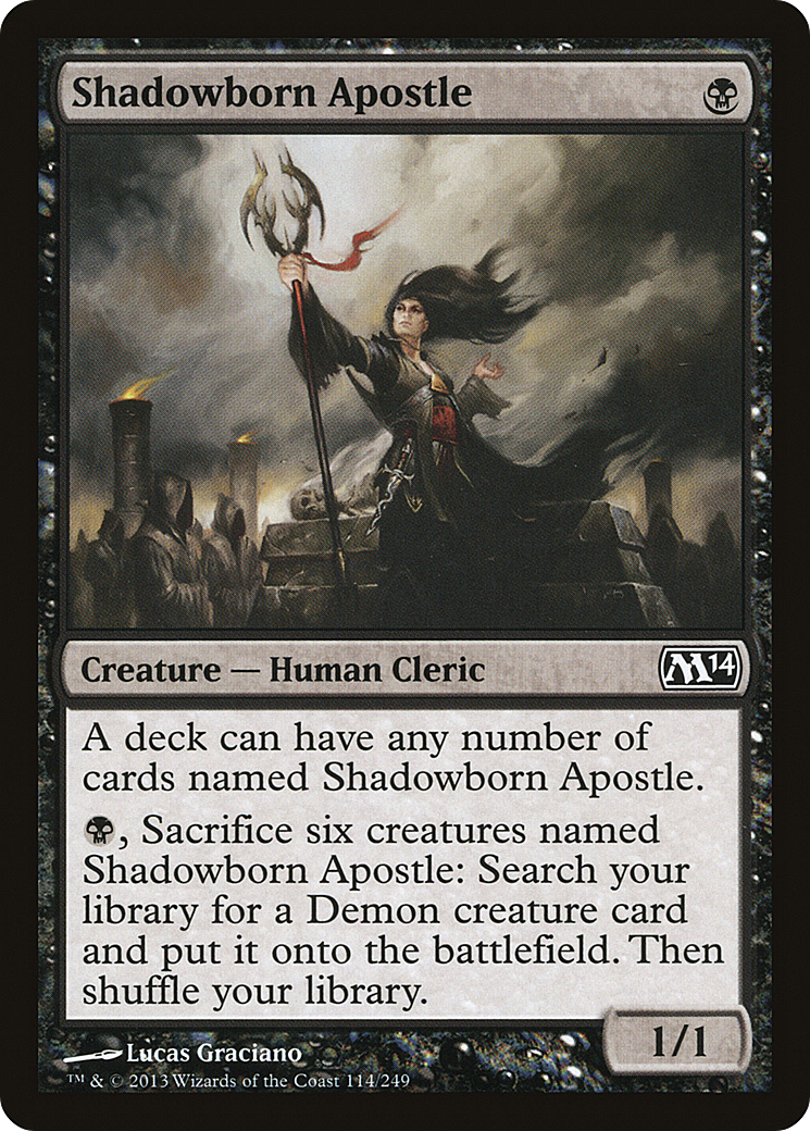 Shadowborn Apostle (114) Foil - Magic 2014