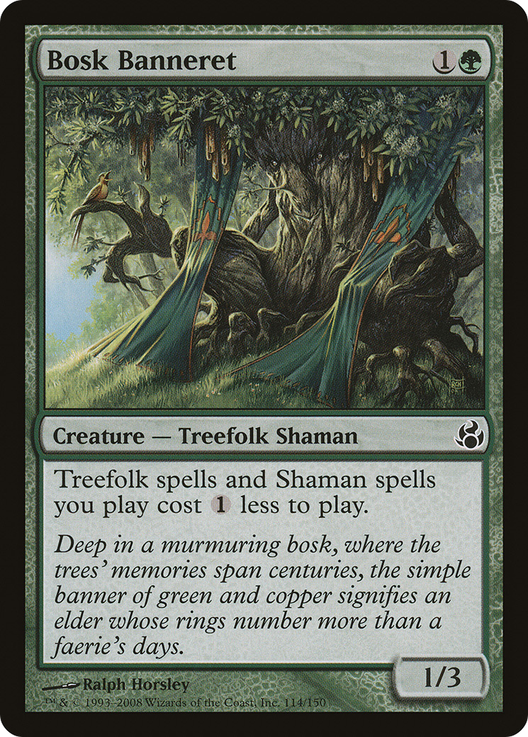 Bosk Banneret (114) Foil - Morningtide
