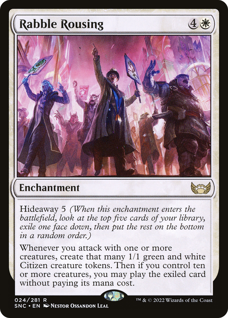 Rabble Rousing (024) Foil - Streets of New Capenna