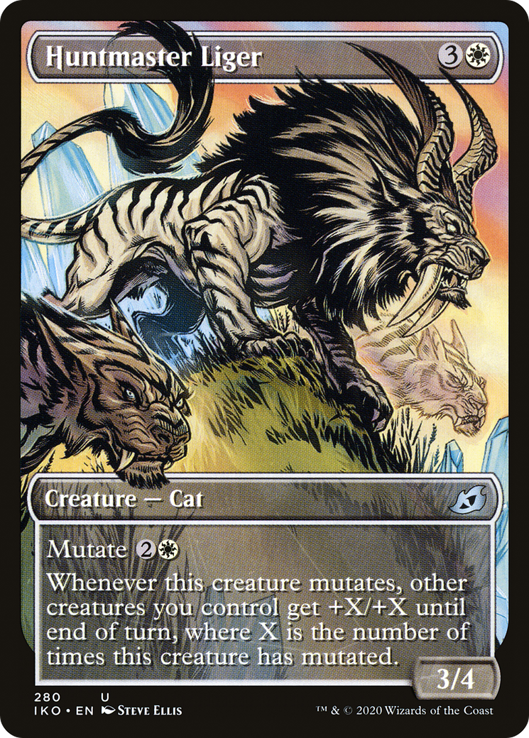 Huntmaster Liger (Showcase) (280) - Ikoria: Lair of Behemoths