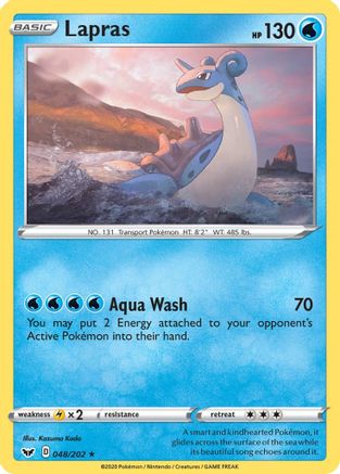 Lapras (48) Reverse Holofoil - Sword & Shield