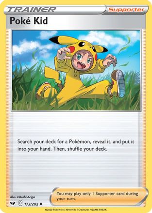 Poke Kid (173) Reverse Holofoil - Sword & Shield