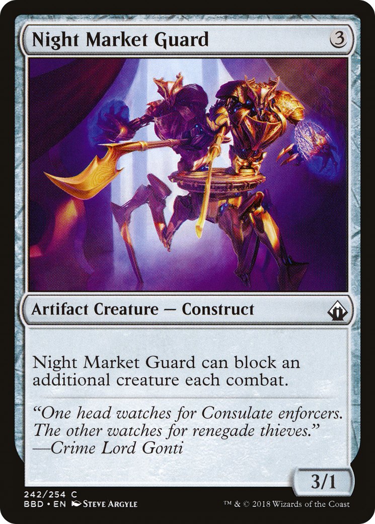 Night Market Guard (242) Foil - Battlebond