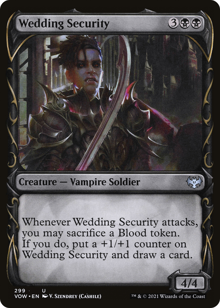 Wedding Security (Showcase) (299) Foil - Innistrad: Crimson Vow