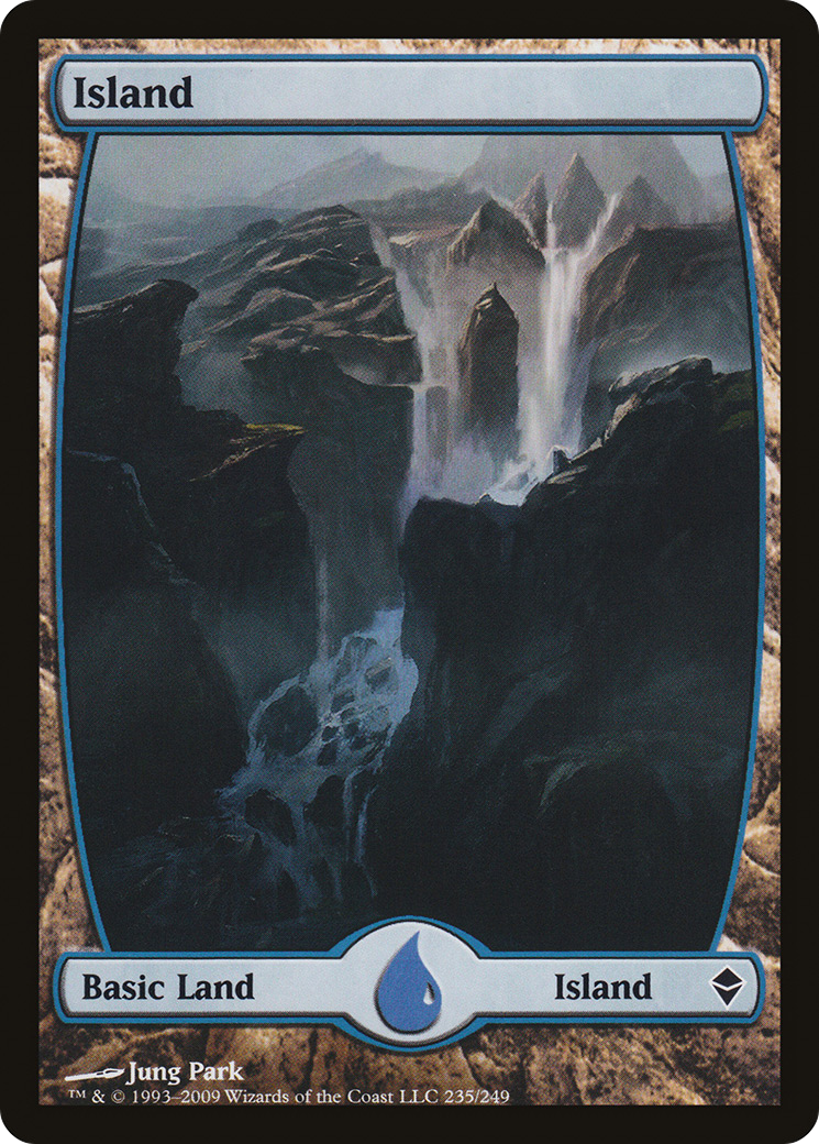Island – Full Art (235) Foil - Zendikar