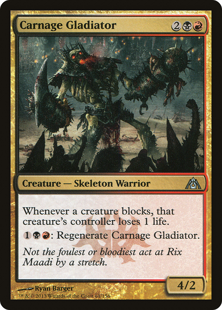 Carnage Gladiator (061) - Dragon's Maze