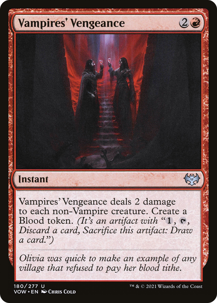 Vampires' Vengeance (180) Foil - Innistrad: Crimson Vow