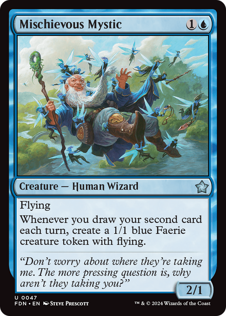 Mischievous Mystic (047) Foil - Foundations