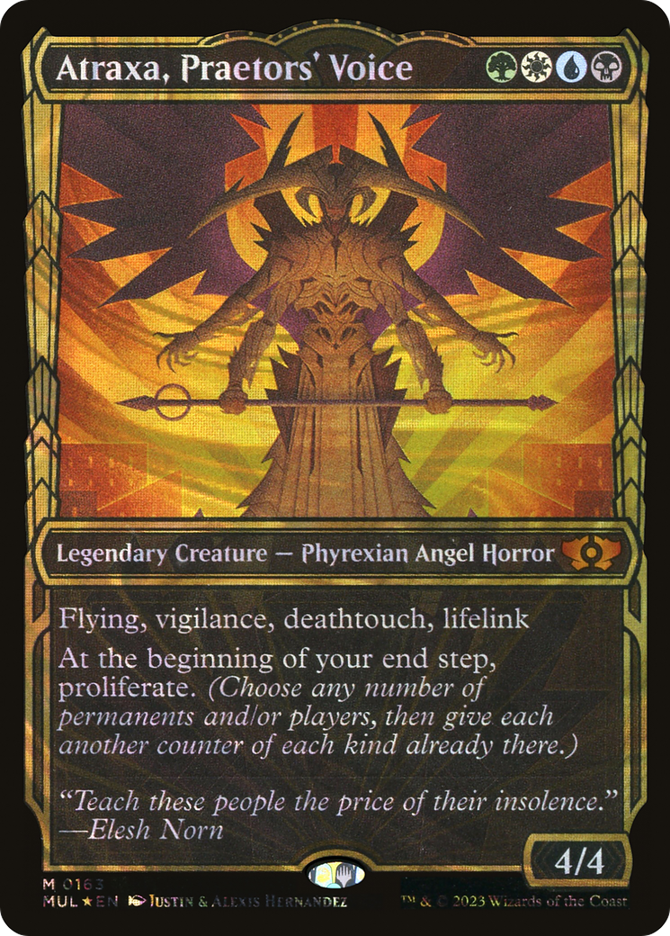 Atraxa, Praetors' Voice (Showcase) (163) Foil - Multiverse Legends
