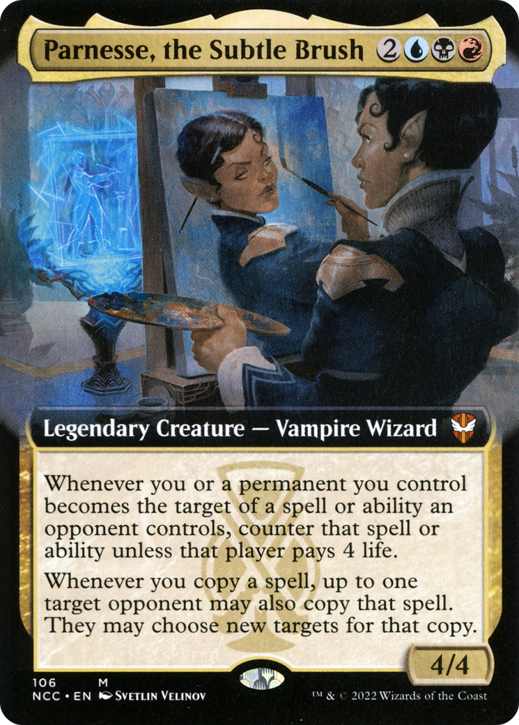 Parnesse, the Subtle Brush (Extended Art) (106) - New Capenna Commander