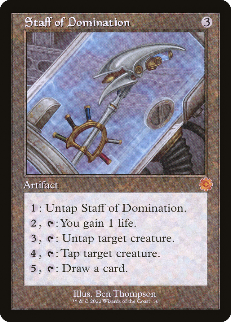 Staff of Domination (Retro) (056) - The Brothers' War Retro Artifacts