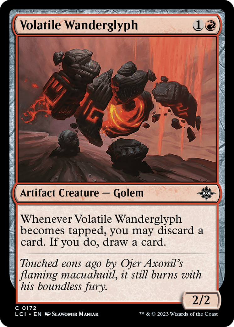 Volatile Wanderglyph (172) Foil - The Lost Caverns of Ixalan