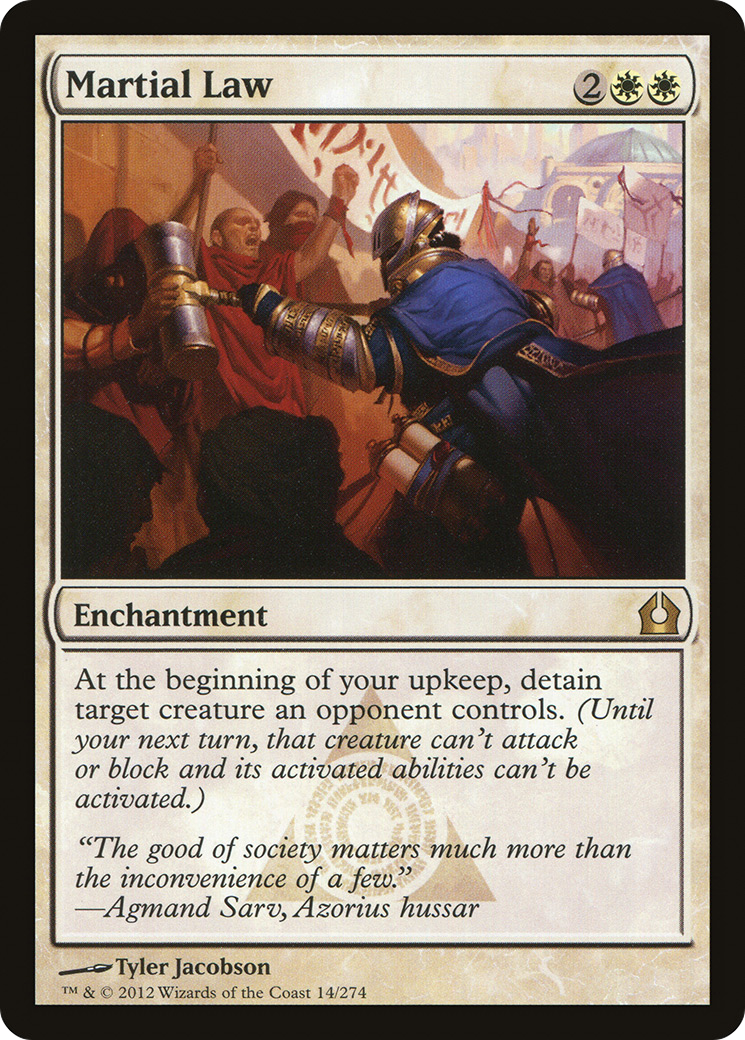 Martial Law (014) Foil - Return to Ravnica