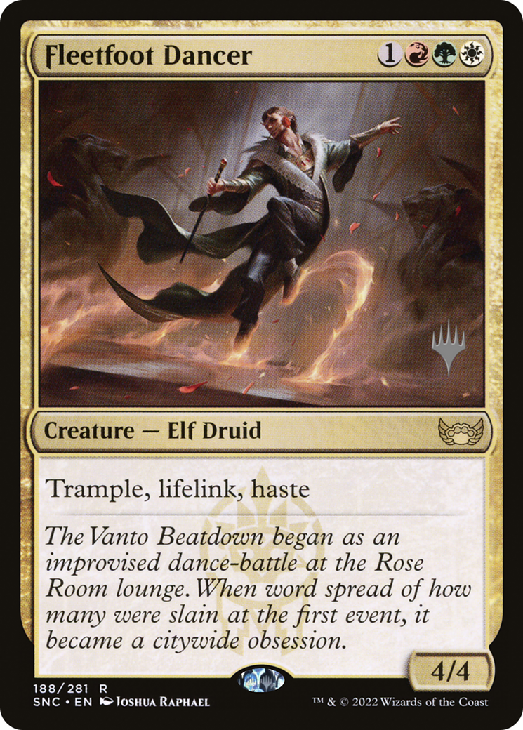 Fleetfoot Dancer (188p) - Streets of New Capenna Promos