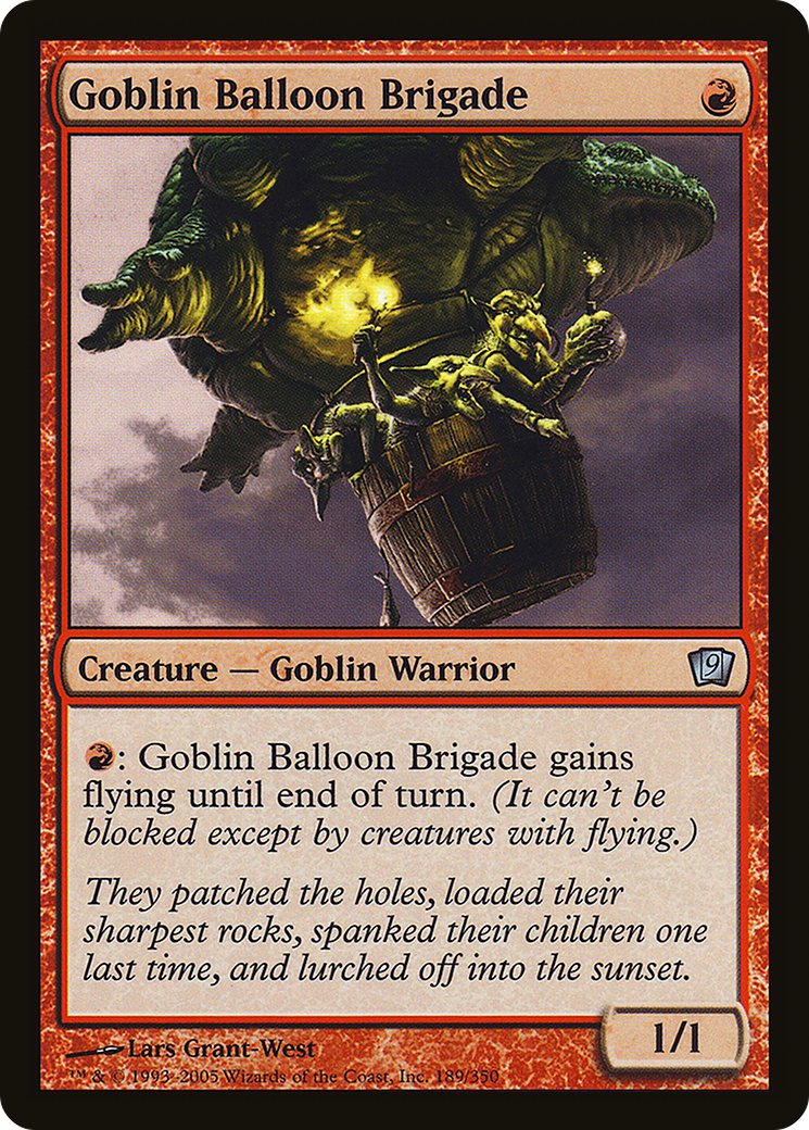 Goblin Balloon Brigade (189★) Foil - Ninth Edition