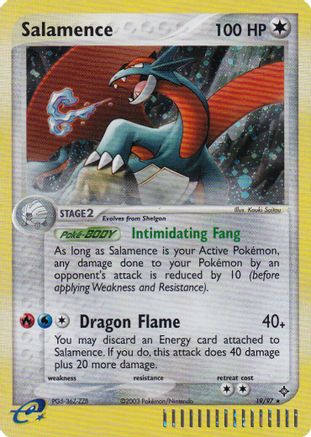 Salamence - 19/97 (e-League) (19) Holofoil - Nintendo Promos