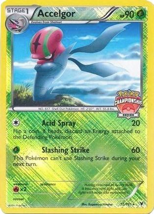 Accelgor - 12/101 (Championship Series) (12) Reverse Holofoil - League & Championship Cards