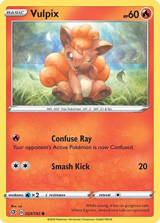 Vulpix (24) Reverse Holofoil - Rebel Clash