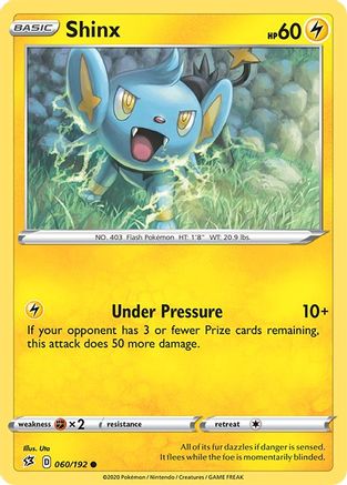 Shinx (60) Reverse Holofoil - Rebel Clash