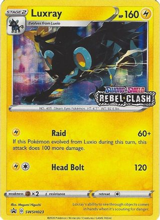 Luxray - SWSH023 (Prerelease) (SWSH023) Holofoil - SWSH Sword & Shield Promo Cards