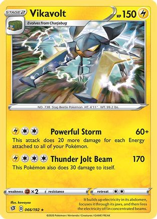 Vikavolt (66) Reverse Holofoil - Rebel Clash