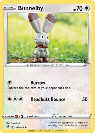 Bunnelby (146) - SWSH02 Rebel Clash