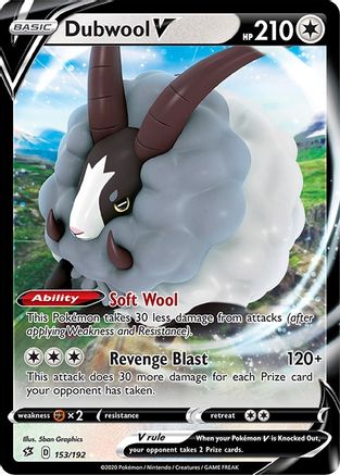 Dubwool V (153) Holofoil - Rebel Clash