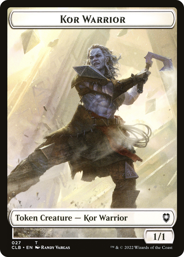 Kor Warrior (027) - Battle for Baldur's Gate Tokens