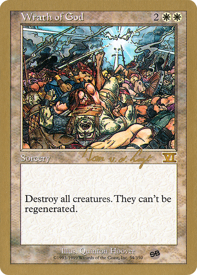 Wrath of God - 2000 Tom van de Logt (6ED) (SB) (Retro) - World Championship Decks 2000
