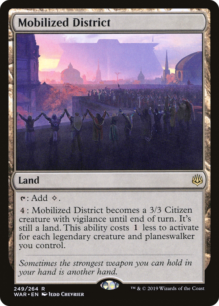 Mobilized District (249) Foil - War of the Spark
