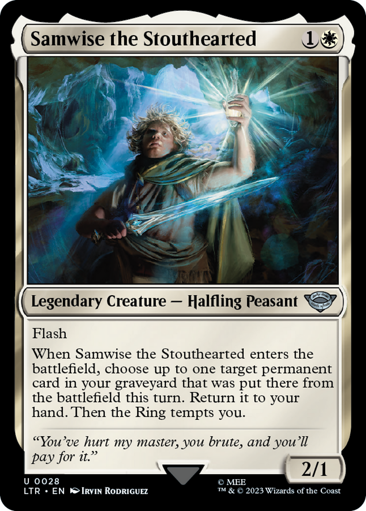 Samwise the Stouthearted (028) Foil - The Lord of the Rings: Tales of Middle-earth