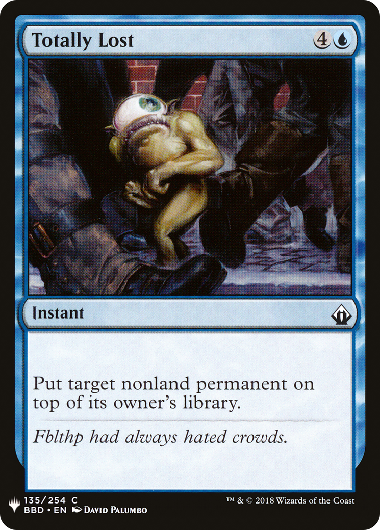 Totally Lost (BBD-135) - The List