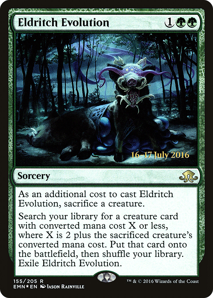 Eldritch Evolution (155s) Foil - Eldritch Moon Promos