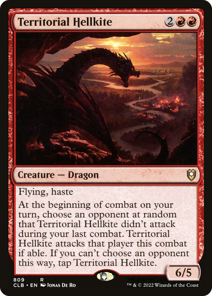 Territorial Hellkite (809) - Commander Legends: Battle for Baldur's Gate