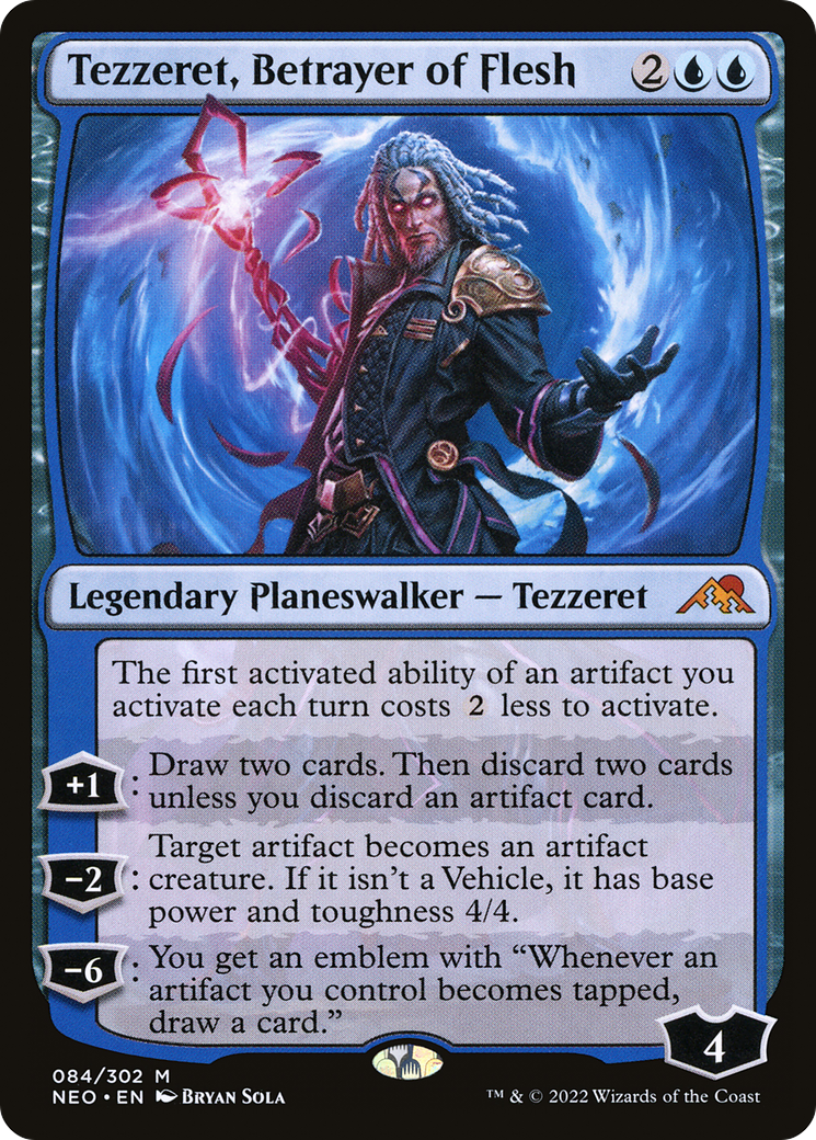 Tezzeret, Betrayer of Flesh (084) - Kamigawa: Neon Dynasty