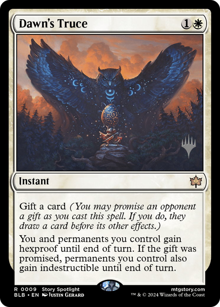 Dawn's Truce (009) Foil - Bloomburrow Promos