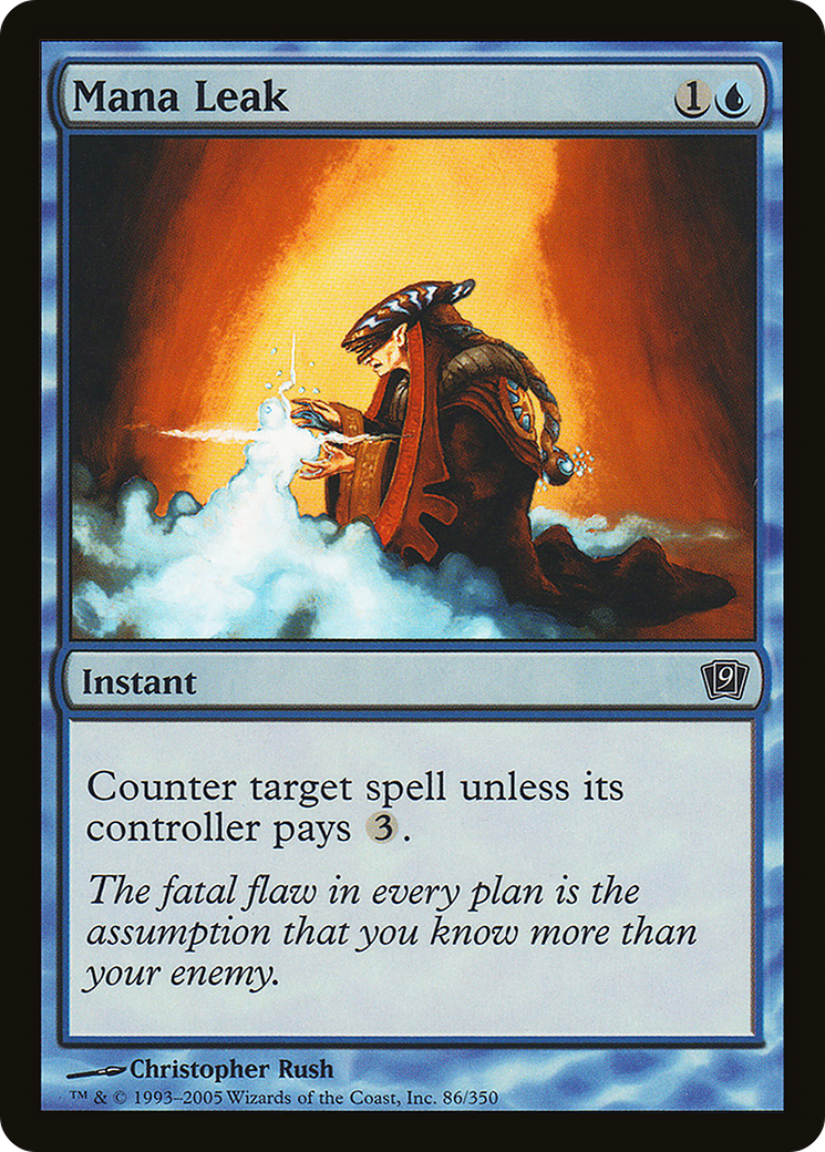 Mana Leak (086) Foil - Ninth Edition