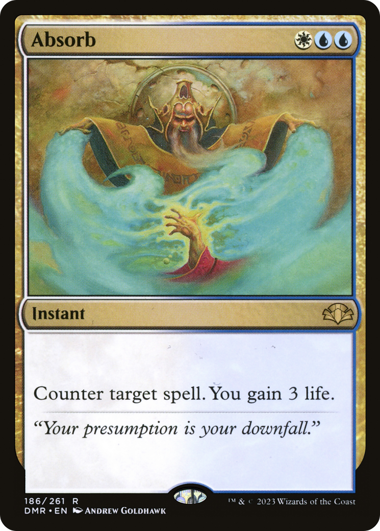 Absorb (186) Foil - Dominaria Remastered