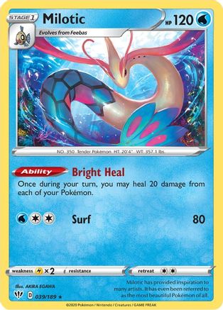 Milotic (39) Reverse Holofoil - Darkness Ablaze
