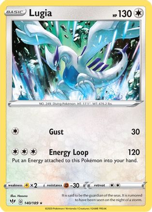 Lugia (140) Reverse Holofoil - Darkness Ablaze