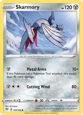 Skarmory (120) Reverse Holofoil - Darkness Ablaze