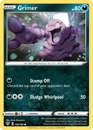 Grimer (100) Reverse Holofoil - Darkness Ablaze