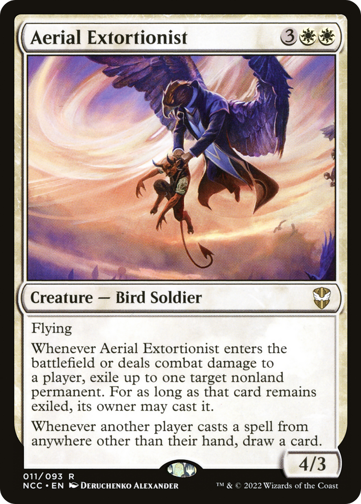 Aerial Extortionist (011) - New Capenna Commander