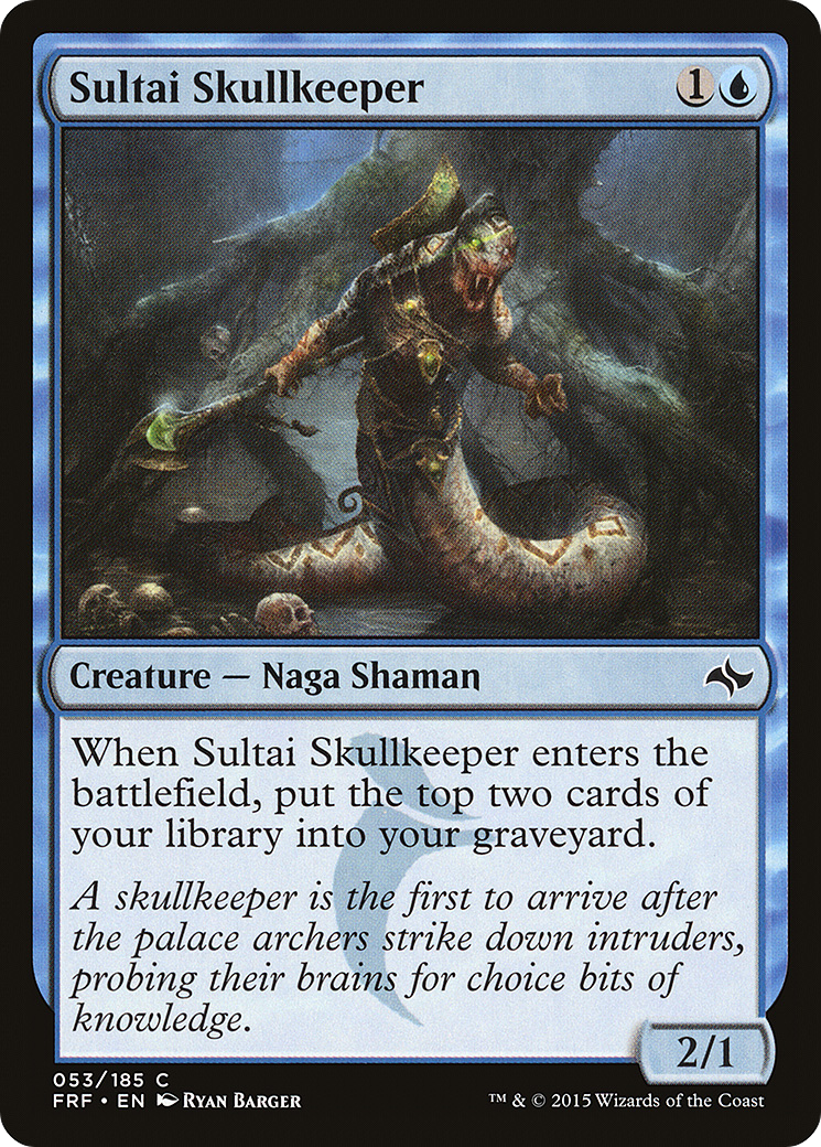 Sultai Skullkeeper (053) Foil - Fate Reforged