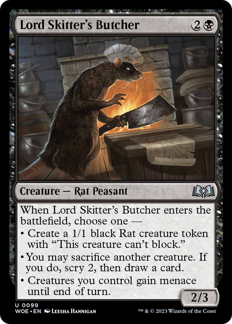 Lord Skitter's Butcher (099) Foil - Wilds of Eldraine