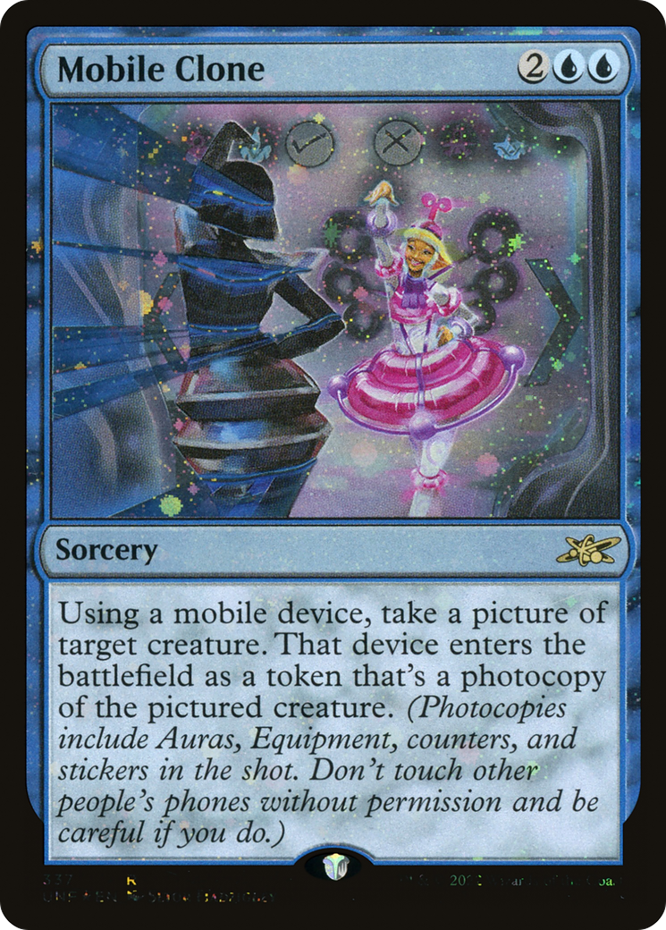Mobile Clone (Galaxy Foil) (337) Foil - Unfinity