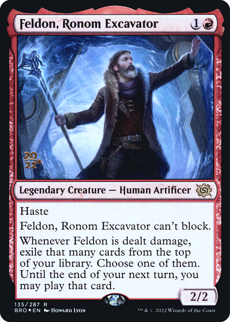 Feldon, Ronom Excavator (135) Foil - The Brothers' War Promos