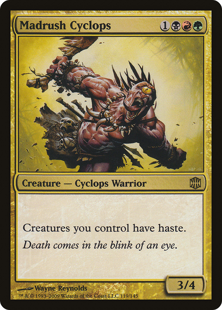 Madrush Cyclops (119) Foil - Alara Reborn